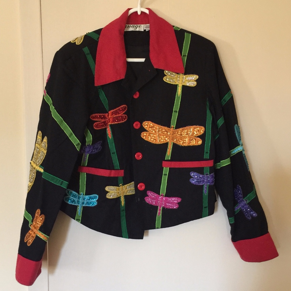 Colorful Vintage Unique Patterned Jacket